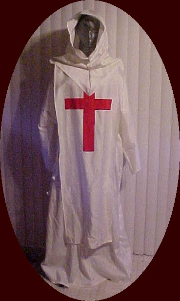 All white,with red cross